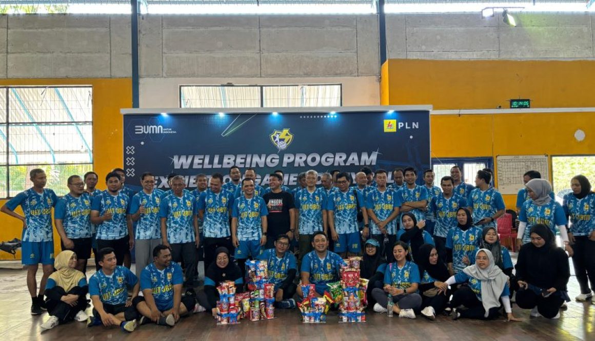Exhibition Game Volly Ball Unit PLN di GOR Stikosa AWS - STIKOSA-AWS