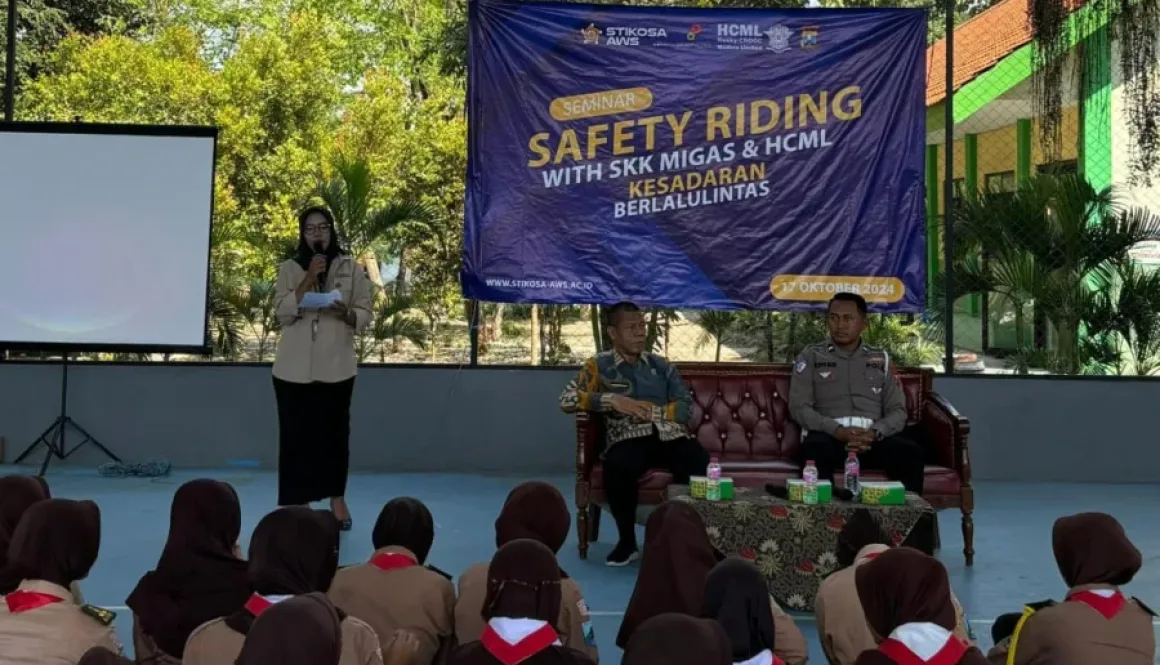 Stikosa AWS Bekerjasama dengan Polda Jatim Menyelenggarakan Kampanye Safety Riding